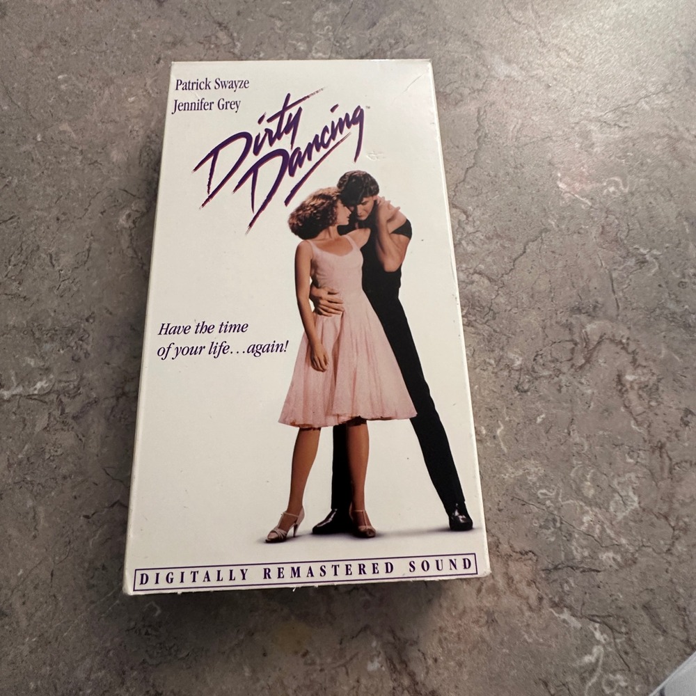 Dirty Dancing VHS‎ Patrick Swayze Jennifer Grey 1997 Artisan Remastered Sound